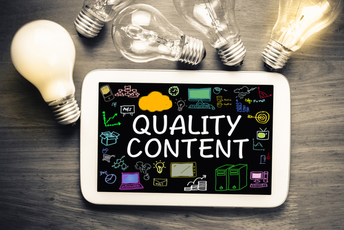 Provide quality content to your site visitors.